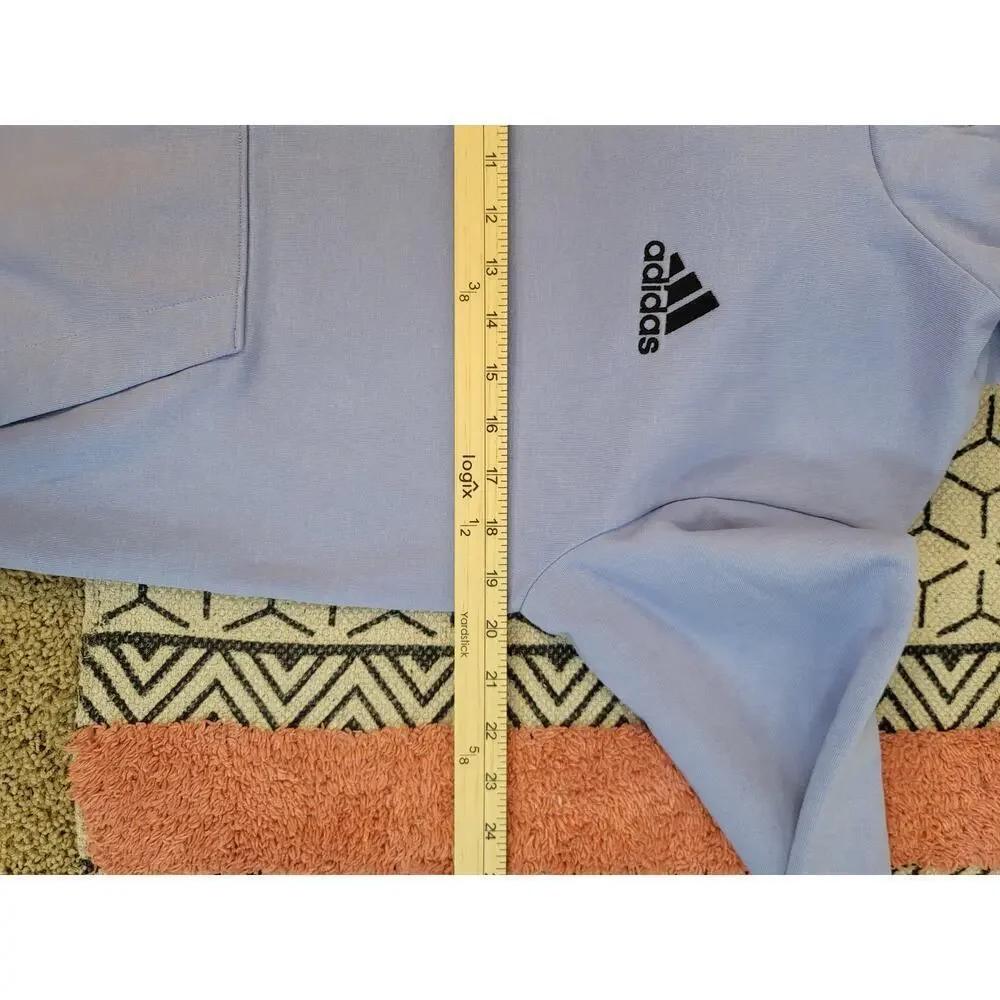 adidas Long Sleeve Active Hoodie in Blue Spark, sz Small